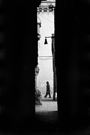 Man in the street, Venice